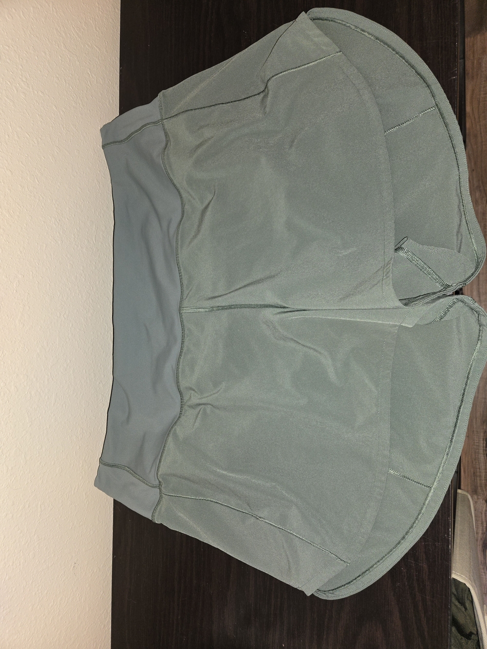 Lululemon Speed Up High Rise, Size 14, 4inch Short Color: Grey Eucalyptus
